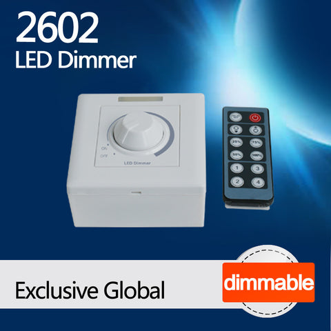 2602 LED (Triac) Dimmer Switch - with infrared remote control