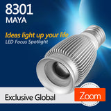 8301 Maya E27/GU10 LED focus spotlight