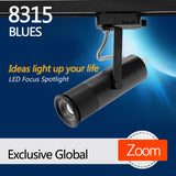 8315 Blue LED track focus spotlight