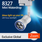 8327 Mini Waterdrop LED Track Focus Spotlight