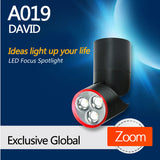 A019 David LED focus surface mounted spotlight