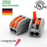 2502 easy wire connector terminals