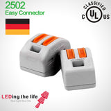 2502 easy wire connector terminals