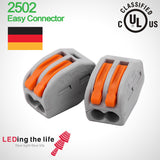 2502 easy wire connector terminals