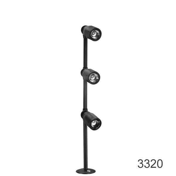 3320 LED Retail Display Lighting with Adjustable Spotlights
