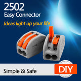 2502 easy wire connector terminals