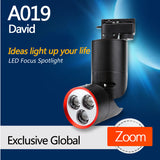 A019 David LED track focus spotlight