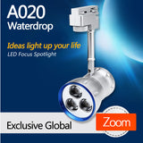 A020 Waterdrop LED track focus spotlight