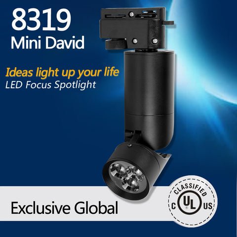 8319 Mini David dimmable LED Track Focus Spotlight