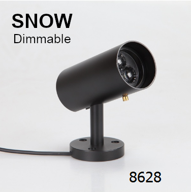 8630 SNOW, 9W Surface Mount (dimmable) LED Focus Spotlight